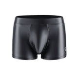 Men's Fashion, Breathable High Shine Spandex, Sports Ice Silk Boxer Briefs