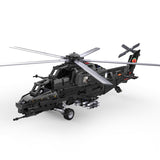 Double Eagle Click C61005 Wuzhi 10 Helicopter Building Blocks, Remote Control Machinery Group, Small Particle Assembled Model Toy