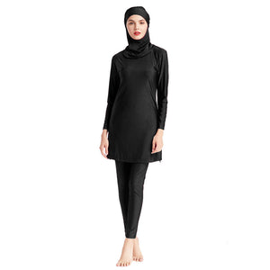 Premium Quality Plus Size Three-piece Muslim Burkini Swimsuit