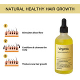 Veganic Natural Hair Growth Oil – Strengthening & Scalp Nourishing Treatment