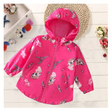 Girls' Lightweight Summer Jacket – Western Style Hoodie, Kids' Fashion Outerwear