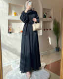 Solid Color Muslim Women's Clothing Dress