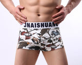 Men's Cotton Arrow Pants, Trendy Printed Arrow Boxers, Sexy Loose Briefs (Pack of 2)
