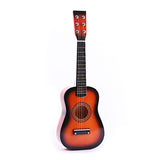 21 inches Hawaiian Children's Colored Small Guitar, Steel Wire 6 String Wooden Enlightenment AIDS Toy