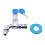 Metal Lockable Faucet for Household Outdoor Washing Machine Connection
