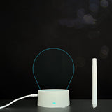 3D Acrylic Handwriting Message Board LED Light, Creative Note Lamp