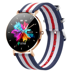 T8 Women's Thin, Heart Rate and Blood Pressure Monitoring, Smart Call Watch