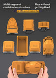 Children's Magnetic Deformation Engineering Vehicle Magnetic Toy