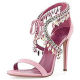 Stiletto Heel Rhinestone, Simple Women's Shoes