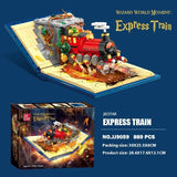 Train Model Decoration, Small Particle Building Blocks Toy Gift