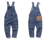 Men's Fashion, Straight Cargo Suspender Jumpsuit