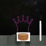 3D Acrylic Handwriting Message Board LED Light, Creative Note Lamp