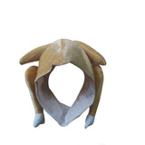 Plush Roasted Turkey Hat – Funny Thanksgiving Costume Party Headwear