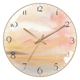 4K Curved High Transparent Glass, Creative Decorative Wall Clock