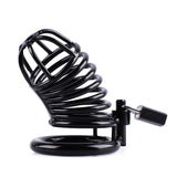 Metal Men's Chastity Lock, Catheter Device, Bird Cage