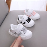 Toddler Anti-kick Casual Shoes for Boys & Girls – Soft Sole PU Sneakers