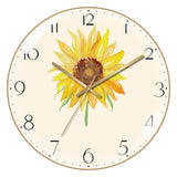 4K Curved High Transparent Glass, Creative Decorative Wall Clock