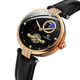 Women's Fashion, Hollowed-out Mechanical Movement Watch