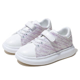 Soft-soled Children's Sneakers with Velcro, Girls' Shoes