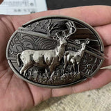 Bullhead Animal Knife, Denim Hip Hop Skateboard, Buckle Belt (Leather Belt not Included)