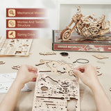 Robotime Rokr Cruiser Motorcycle, DIY Wooden Model LK504