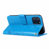 Butterfly Embossed Leather Flip Cover Protective Phone Case