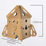 Creative Handmade DIY Parent-child Color Puzzle Toy House
