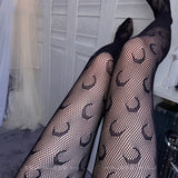 Ladies' Fashion Personality Thin Fishnet Socks