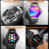 HD Large Screen Bluetooth Calling, Heart Rate, Blood Oxygen Monitoring Smart Watch