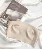 Strapless and Seamless Ice Silk Push-up Women's Bra