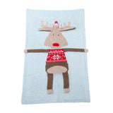 Three-dimensional Elk Children's Knitted Blanket