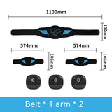Metal Sheet EMS Abdominal Stickers Belt, Fitness Equipment