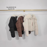 Women's Fur Collar, Down Coat Jacket
