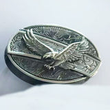 Bullhead Animal Knife, Denim Hip Hop Skateboard, Buckle Belt (Leather Belt not Included)