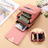 Touch Screen Mobile Phone Bag, Small Crossbody Shoulder Bags, Women's Long Wallet