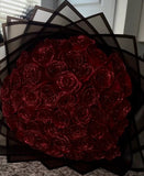 Personalized Valentine's Day, Fresh Look Fake or Plastic Flower Bridal Bouquet