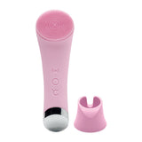 Silicone Facial Cleansing Brush, Electric Vibration Heating Cleanser