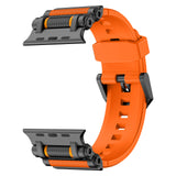 Gear Rotary Decompression Silicone Watch Strap with Metal Connector (Watch not included)