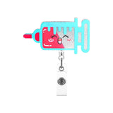 Acrylic Love, Apron's Buckle Clip Brooch for Hanging IDs