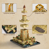 LED Building Block, Lighthouse Puzzle Toy Model