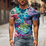 Men's 3D Graphic Casual T-shirt