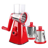 Hand-cranked Drum Vegetable Cutter & Slicer – Multi-function Kitchen Tool