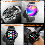 HD Large Screen Bluetooth Calling, Heart Rate, Blood Oxygen Monitoring Smart Watch