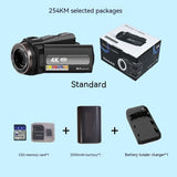 4K HD Camera with WiFi – 48MP Handheld Camera with Anti-shake & Remote Control