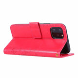 Butterfly Embossed Leather Flip Cover Protective Phone Case