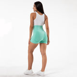 Women's Seamless Soft Material, Fitness Exercise, High Waist Fitness, Yoga Shorts