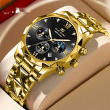 Men's Business Style Tungsten Steel, Waterproof Quartz Watch