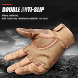 Tactical Half Finger Gloves for Men, Military Army Riding Gym Gloves with Rubber Knuckle Protection