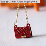 Metal Bag, Decorative Miniature Model, Dollhouse Accessories (Pack of 4)