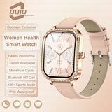 Women’s Wellness Smart Watch – Bluetooth Calling, Heart Rate, Blood Pressure, SpO₂, Calorie Tracking & Multi-sport Fitness Modes